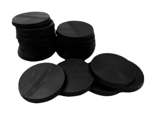 Plastbaser Sort Rund - 25 mm (20 stk) Green Stuff World 