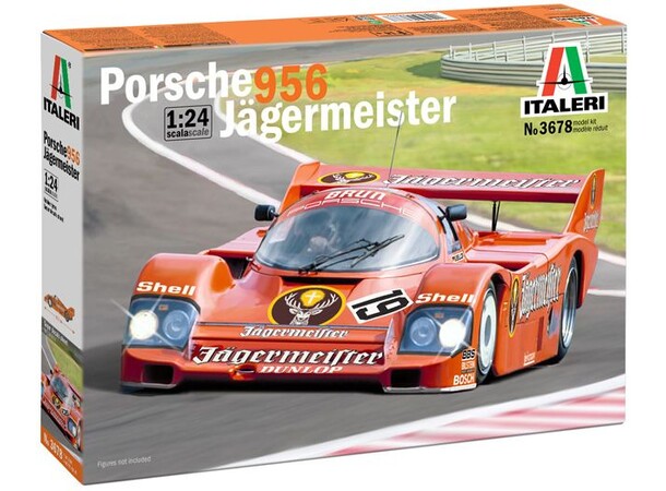 Porsche 956 Jägermeister Italeri 1:24 Byggesæt 