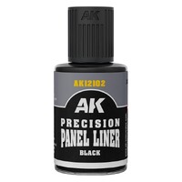 Precision Panel Liner - Black 30ml AK Interactive