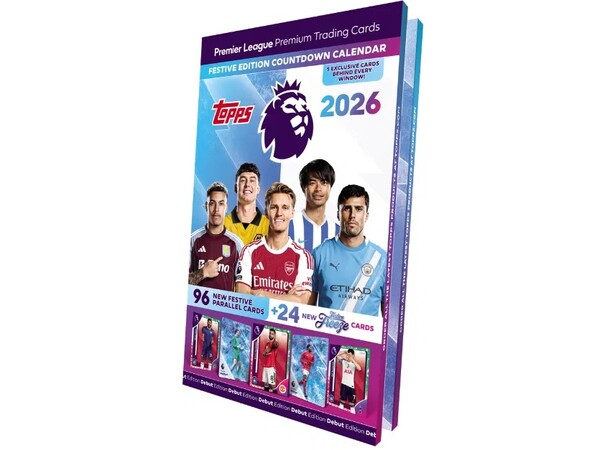 Premier League 2026 Julekalender Topps Adventskalender 