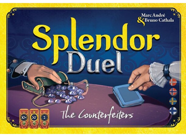 Splendor Duel Counterfeiters Expansion Ekspansion til Splendor Duel - Dansk 