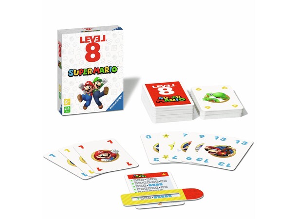 Super Mario Level 8 Kortspil Dansk udgave 