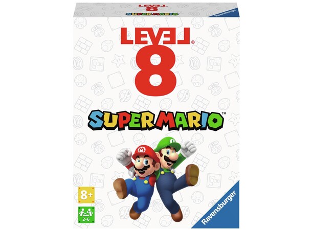Super Mario Level 8 Kortspil Dansk udgave 