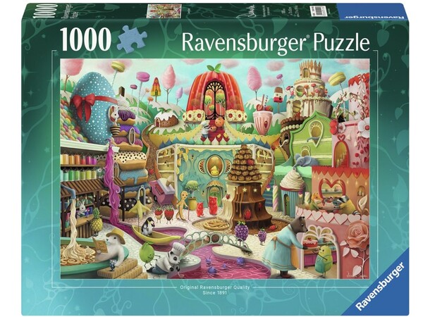 Sweet Street 1000 brikker Puslespil Ravensburger puslespil 