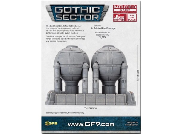 Terræn Fuel Storage Battlefield in a Box - Gothic Sector 