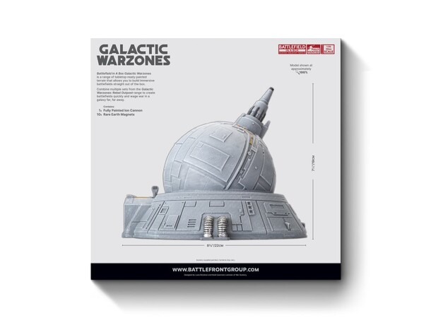 Terræn Rebel Outpost Ion Cannon Battlefield in a Box - Galactic Warzones 