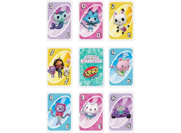 UNO Junior Gabbys Dollhouse Kortspil 