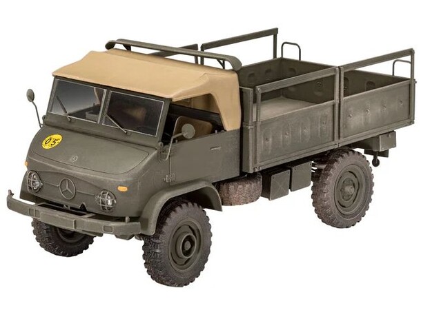 Unimog 404 S Startersæt Revell 1:35 byggesæt 