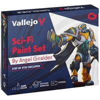 Vallejo Game Color Sci-Fi Paint Set 