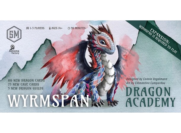 Wyrmspan Dragon Academy Expansion Ekspansion til Wyrmspan 