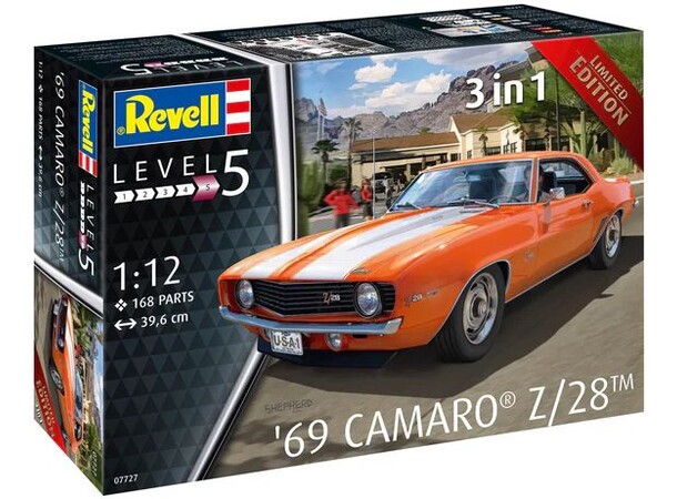 69 Camaro Z/28 Limited Edition Revell 1:12 byggesæt 