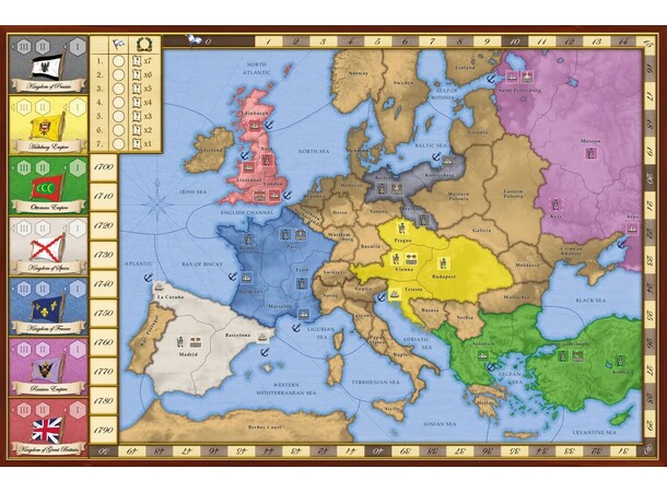 7 Empires Brætspil 