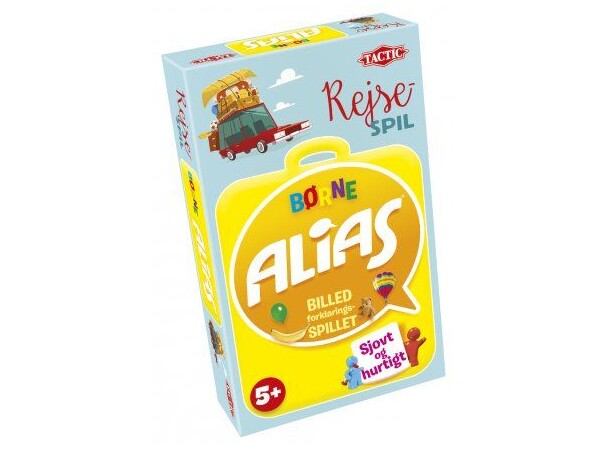 Alias Børne Rejsespil Brætspil Dansk udgave 