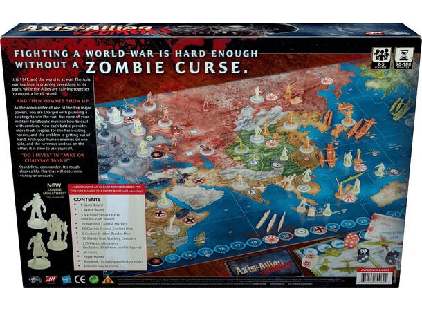 Axis & Allies & Zombies Brætspil 