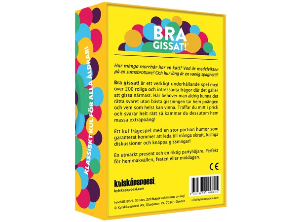 Bra gissat - SVENSK 