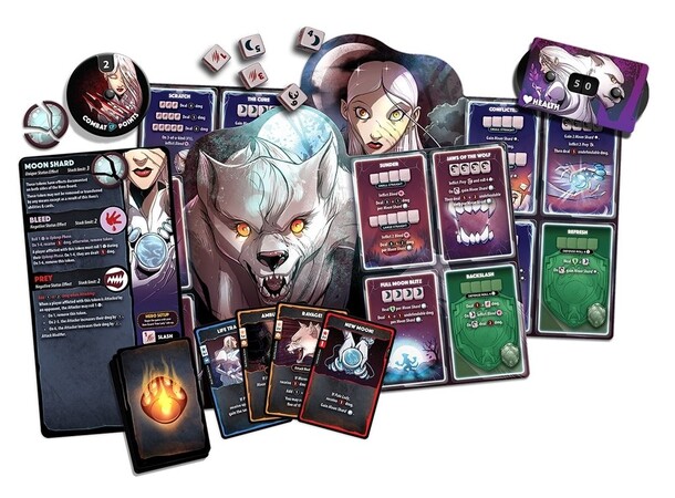 Dice Throne Pale Lady Werewolf Hero Pack Udvidelse til Dice Throne 