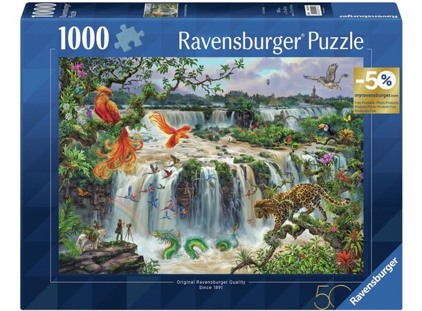 Fantastic Waterfall Iguazu 1000 brikker Puslespil - Ravensburger Puzzle 