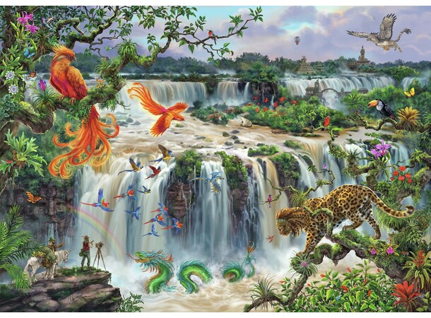 Fantastic Waterfall Iguazu 1000 brikker Puslespil - Ravensburger Puzzle 