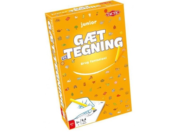 Gæt en Tegning Junior Rejsespil Dansk udgave 