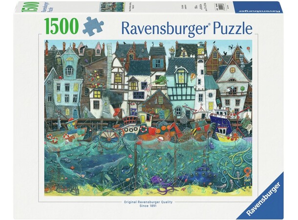 Harbour of Wonders 1500 brikker Ravensburger puslespil 