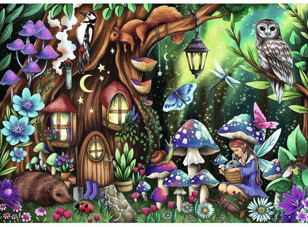 I den magiske skov 1000 brikker Puslespil - Ravensburger Puzzle 