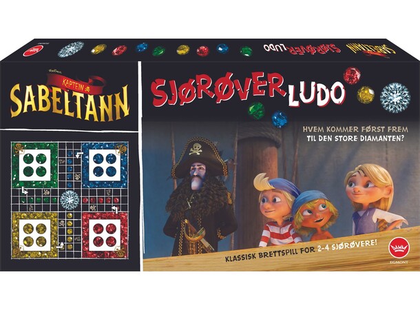 Kaptain Sabeltann Pirat Ludo - NORSK 