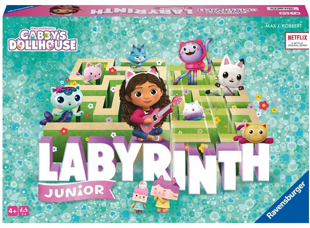 Labyrinth Junior Gabbys Dukkehus Brætspil - Dansk udgave 