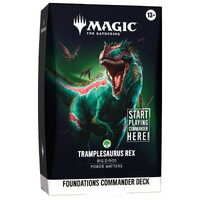Magic Foundations Commander Grøn Tramplesaurus Rex