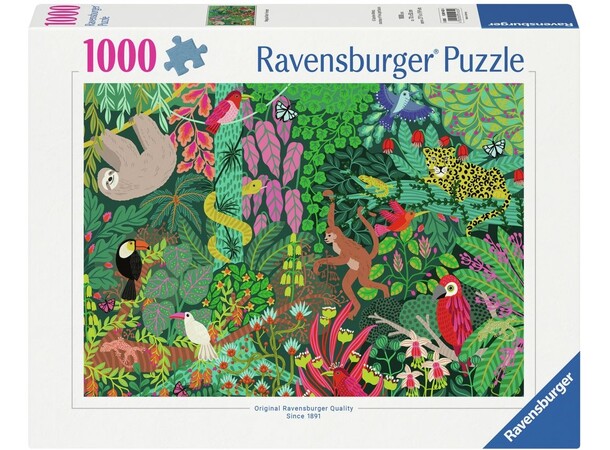 Magical Rainforest 1000 brikker Ravensburger puslespil 