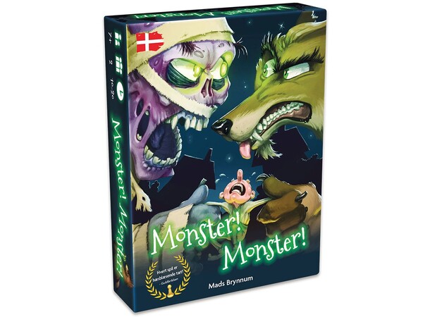 Monster Monster Kortspil Dansk udgave 