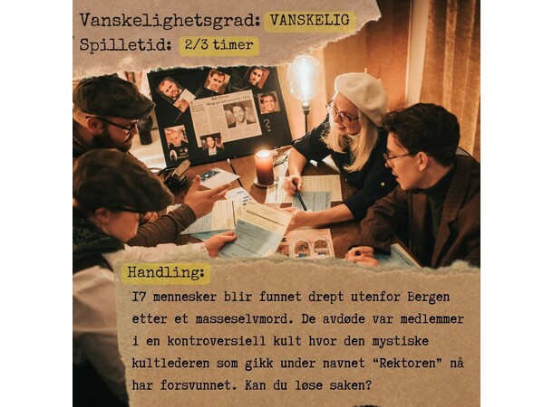 Mordet på kultmedlemmerne - NORSK Detective for a Day 