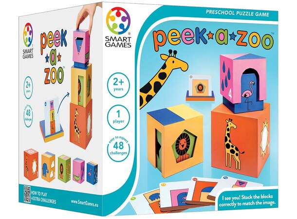 Peek-A-Zoo Brætspil Danske regler 