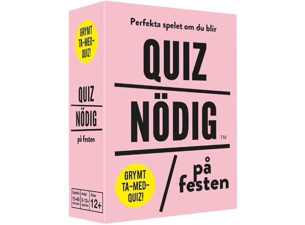 QuizNödig På festen - SVENSK 