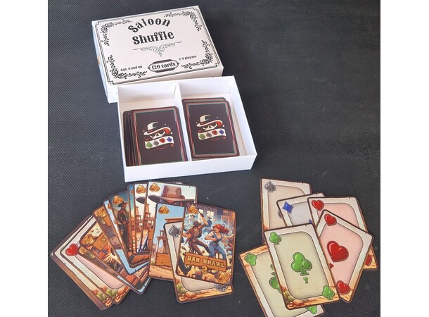 Saloon Shuffle Kortspil 