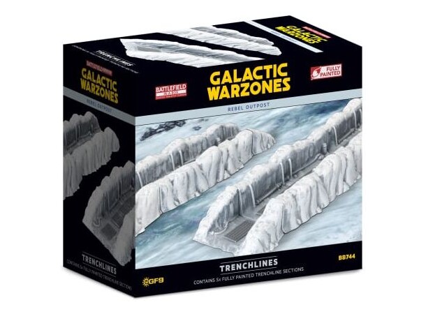 Terræn Rebel Outpost Trenchlines Battlefield in a Box - Galactic Warzones 