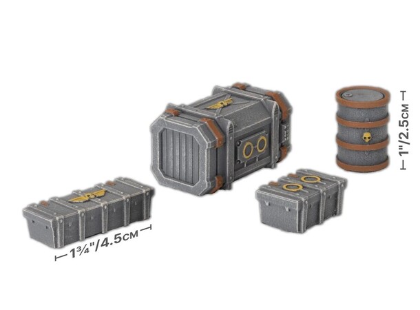 Terræn Scatter Terrain Battlefield in a Box - Gothic Sector 