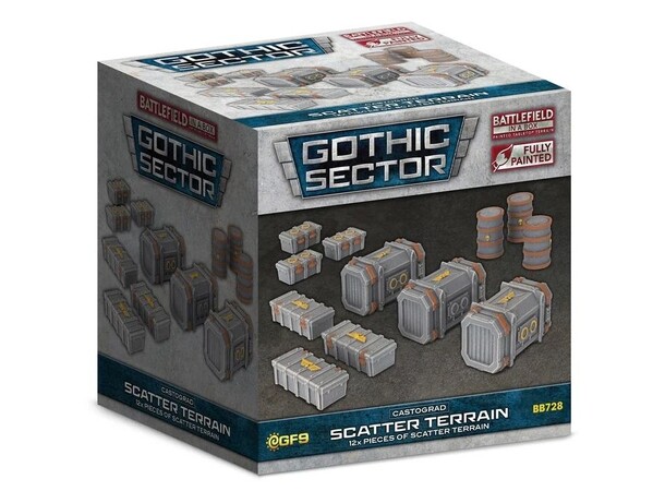 Terræn Scatter Terrain Battlefield in a Box - Gothic Sector 