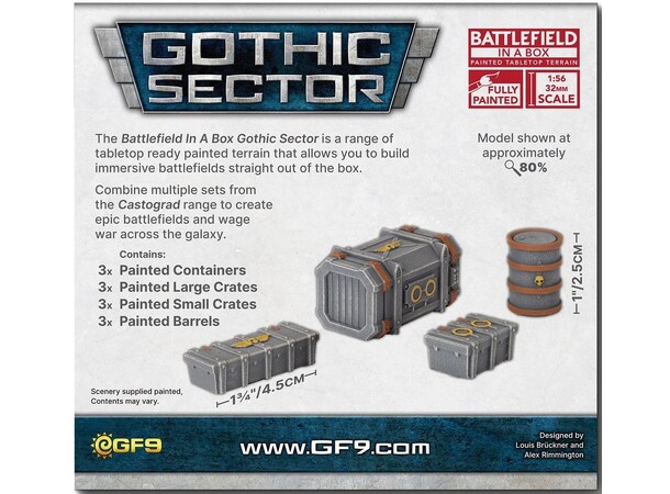 Terræn Scatter Terrain Battlefield in a Box - Gothic Sector 