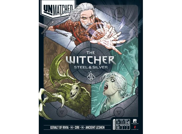 Unmatched The Witcher Steel & Silver Brætspil 