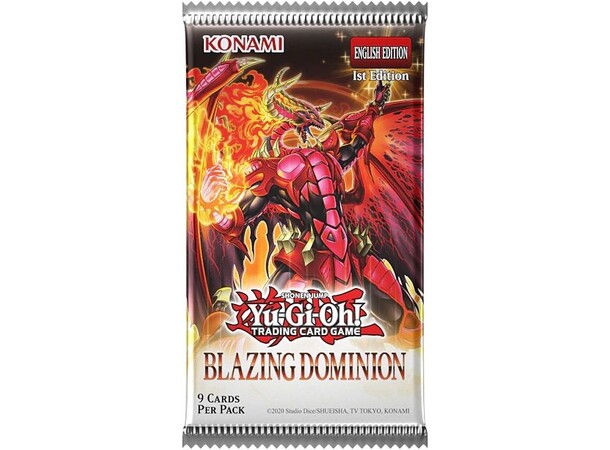 Yu-Gi-Oh Blazing Dominion Booster Yu-Gi-Oh Trading Card Game 